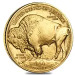 1 oz Gold American Buffalo $50 Coin BU (Random Year)