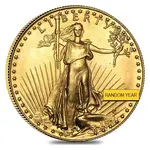Default 1 oz Gold American Eagle $50 Coin (Abrasions,Random Year)
