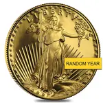 American 1 oz Gold American Eagle $50 Coin Proof In Cap (Random Year)