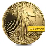 1 oz Gold American Eagle $50 Coin Proof w/Box & COA (Random Year)
