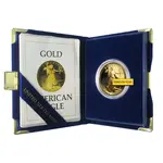 1 oz Gold American Eagle $50 Coin Proof w/Box & COA (Random Year)