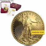 1 oz Gold American Eagle $50 Coin Proof w/Box & COA (Random Year)
