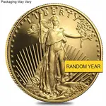 1 oz Gold American Eagle $50 Coin Proof w/Box & COA (Random Year)