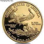 1 oz Gold American Eagle $50 Coin Proof w/Box & COA (Random Year)