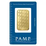 1 oz Gold Bar - PAMP Suisse - New Design (In Assay)