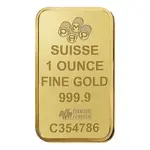 1 oz Gold Bar - PAMP Suisse - New Design (In Assay)