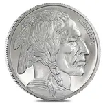 1 oz Golden State Mint Buffalo Silver Round .999 Fine