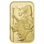 1 oz Great Britain Una and the Lion Gold Bar .9999 Fine - The Great Engravers Collection