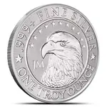 1 oz JM Bullion Eagle Silver Round .999 Fine