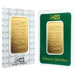 1 oz Johnson Matthey Gold Bar .9999 Fine (In Assay)