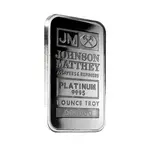 1 oz Johnson Matthey (JM) Platinum Bar .9995 Fine (Sealed)