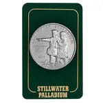 Default 1 oz Johnson Matthey Lewis & Clark Palladium Round 999.5 Fine (In Assay)