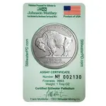 1 oz Johnson Matthey Lewis & Clark Palladium Round 999.5 Fine (In Assay)