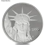 1 oz Johnson Matthey Silver Round .999 Fine (Random Design)