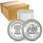 1 oz Liberty Bell Stackable Silver Round .999 Silver