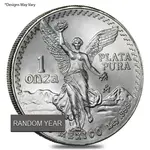 1 oz Mexican Silver Libertad Coin .999 Fine BU (Random Year)