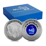 1 oz MintID Buffalo Silver Round .999+ Fine (NFC Scan Authentication)