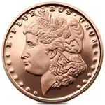 Default 1 oz Morgan Dollar Copper Round .999 Fine
