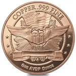 1 oz Morgan Dollar Copper Round .999 Fine