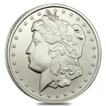 Default 1 oz Morgan Dollar Design Silver Round .9999 Fine