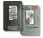 1 oz Palladium Bar .9995 Fine (Various Mints)