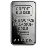 1 oz Palladium Bar .9995 Fine (Various Mints)