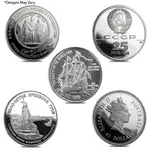 Default 1 oz Palladium Coin Random Mint .999 Fine BU/PF