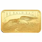 1 oz PAMP Suisse Bald Eagle Gold Bar .9999 Fine (in Assay)