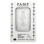 1 oz PAMP Suisse Christian Cross Silver Coin Bar (in Assay)