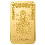 1 oz PAMP Suisse Diwali Lakshmi Gold Bar .9999 Fine (Rangoli Assay)