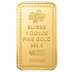 1 oz PAMP Suisse Diwali Lakshmi Gold Bar .9999 Fine (Rangoli Assay)
