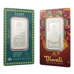 Default 1 oz PAMP Suisse Diwali Lakshmi & Rangoli Silver Bar .9999 Fine (in Assay)