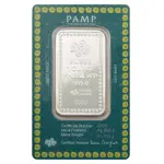 1 oz PAMP Suisse Diwali Lakshmi & Rangoli Silver Bar .9999 Fine (in Assay)