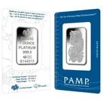 PAMP Suisse 1 oz PAMP Suisse Lady Fortuna Platinum Bar .9995 Fine (In Assay)