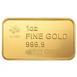 1 oz PAMP Suisse Liberty Bell Gold Bar .9999 Fine (in Assay)