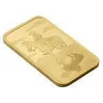 1 oz PAMP Suisse Yellowstone Cowboy Gold Bar .9999 Fine (in Assay)