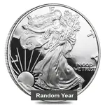 1 oz Proof Silver American Eagle (Random Year, w/Box & COA)