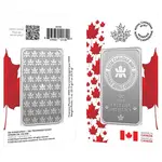 Default 1 oz Royal Canadian Mint RCM Silver Bar .9999 Fine (Proudly Canadian Assay)