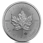 1 oz Silver Canadian Maple Leaf BU (Random Year)