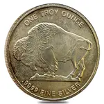 1 oz Silver Generic Rounds .999 Fine