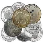 Generic 1 oz Silver Generic Rounds .999 Fine