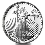 Default 1 oz SilverTowne Saint-Gauden Silver Round .999 Silver