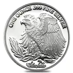 1 oz SilverTowne Saint-Gauden Silver Round .999 Silver