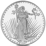 Default 1 oz SilverTowne Saint-Gaudens Silver Round .999 Silver