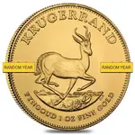South African 1 oz South African Krugerrand Gold Coin BU (Random Year)