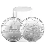 1 oz Steamboat Willie Captain Silver Round .999 Fine
