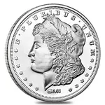 Default 1 oz Sunshine Mint Morgan Dollar Design Silver Round .999 Fine