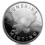 1 oz Sunshine Mint Silver Round .999 Fine