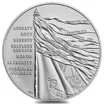 1 oz U.S. Army Silver Medal (w/Box & COA)