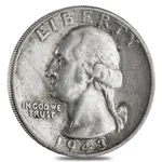 $10 Face Value Washington Quarters 90% Silver 40-Coin Roll
